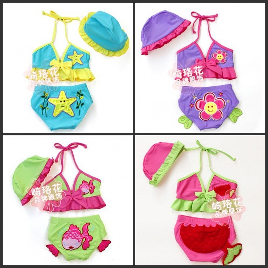 Free shipping swimwear for baby swimsuits girls swim,bikini swimwear
