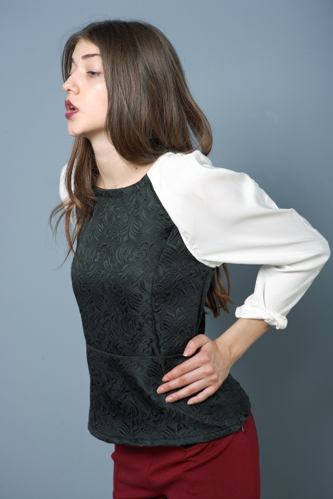 Free Shipping Sym finally sale ! wingfree 2013 royal sleeve slim waist top