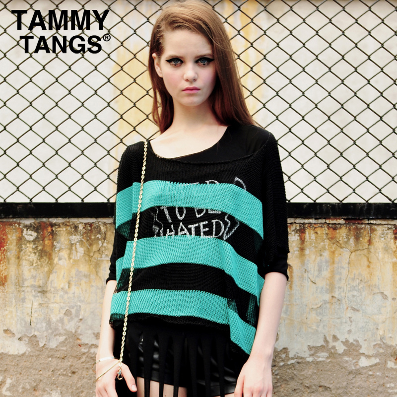 Free shipping - Tammytangs autumn women's slim medium-long sweater basic shirt outerwear sweater