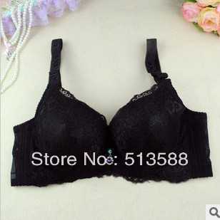 Free shipping  The 9062 embroidery adjustment type Ms. bra parallel bars design 4 rows of 4 buckle gather type