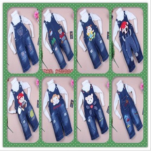 free shipping The boy girl baby overalls hot selling