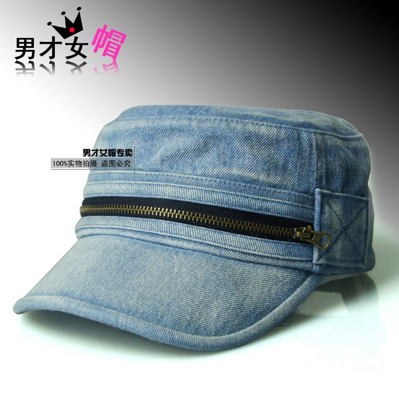 Free shipping The new listed Male women's summer outdoor hat denim military hat cadet cap sun-shading hiphop cap Promotion