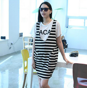 Free shipping The new listed Maternity clothing tank dress maternity summer maternity one-piece dress fashion 0ac1