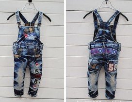 Free shipping ! The the latest Korean models fall upscale alphanumeric personality denim overalls / Siamese pants