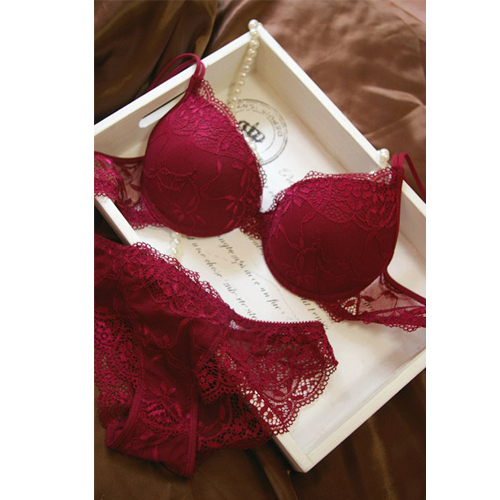 Free shipping, the women's deep V sexy half-transparent lace bra, brassiere, set of underwear, W145
