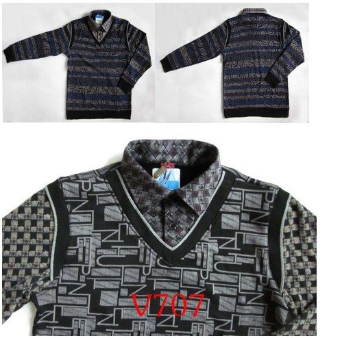 Free shipping Thermal clothing plus velvet bamboo charcoal fiber men commercial t-shirt underwear  collar long johns
