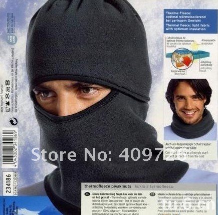 Free Shipping !!! Thermal Fleece balaclava hood police swat ski mask!!! (S-305),10pcs/lot