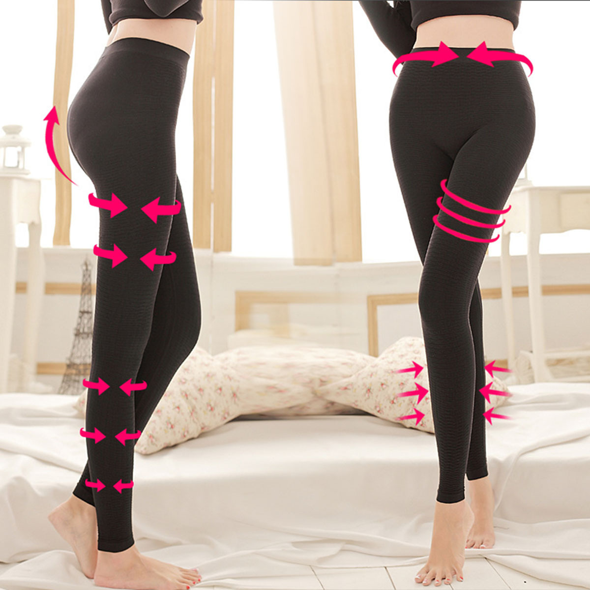 free shipping Thickening 3d beauty care pants stovepipe pants ankle length trousers pants legs body shaping pants