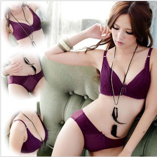 free shipping   thin back closure thre hook and eye  adjust push up bra 3/4 cup five size BCDEF