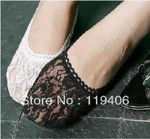 Free Shipping thin slippers sports of invisible ladies' socks / fashion lace sock slippers / invisible women sock