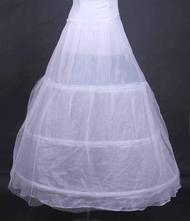 Free Shipping Three Hoops Two Layeres Bridal Petticoat Slip Crinoline