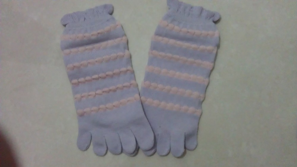 free shipping toe socks ladies' sock 24-26cm sport sock a096