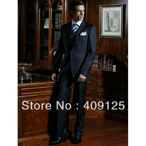 FREE shipping Top men's wedding suits Groom wear complete designer tuxedos Bridegroom groomsmen suits for men custom-made N413