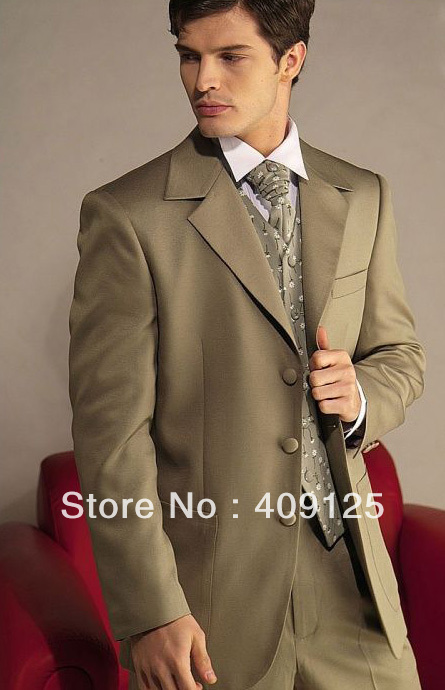 FREE shipping Top men's wedding suits Groom wear complete designer tuxedos Bridegroom groomsmen suits for men custom-made N432