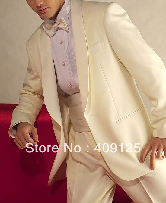 FREE shipping Top men's wedding suits Groom wear complete designer tuxedos Bridegroom groomsmen suits for men custom-made N464