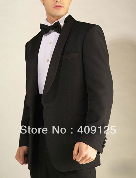 FREE shipping Top men's wedding suits Groom wear complete designer tuxedos Bridegroom groomsmen suits for men custom-made N465