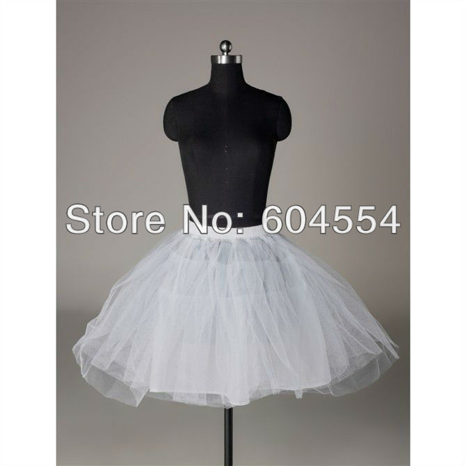 Free Shipping Top Quality In Stock Bridal Accessories Children Flower Girl Dress Cocktail Dress Plus Size Petticoat