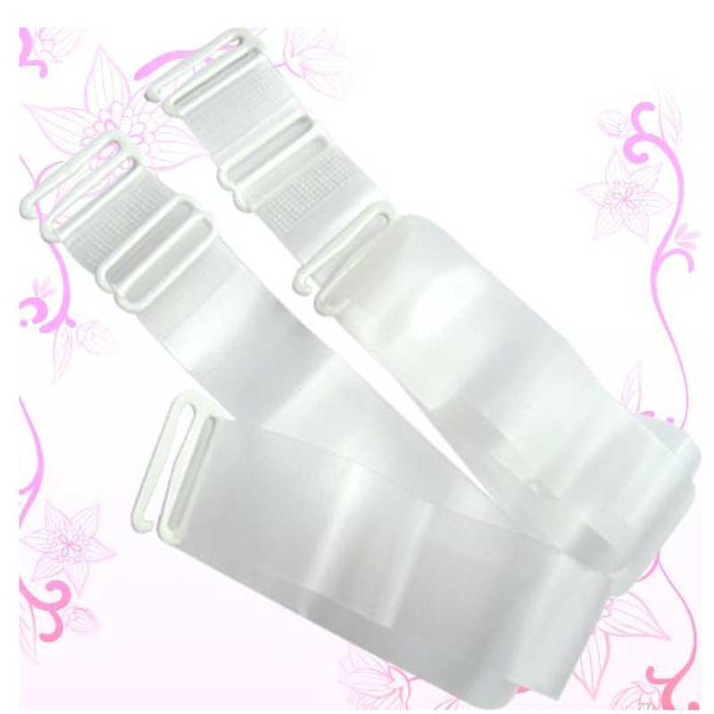 free shipping Transparent shoulder strap adjustable bra broadened transparent shoulder strap invisible tape