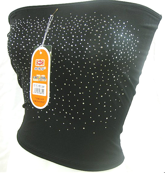 Free shipping Transparent shoulder strap medium-long tube top bamboo charcoal fiber tube top shoulder strap