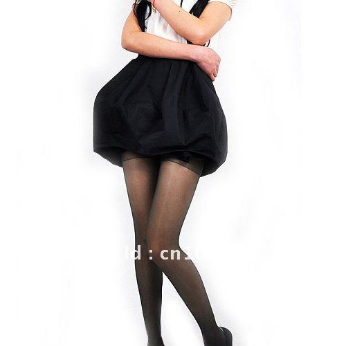 free shipping Ultra-thin 15D cored wire Pantyhose black