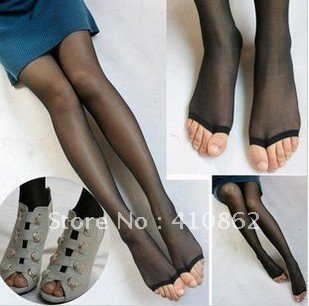 Free shipping,Ultra-thin, bag core wire, fish mouth socks, Lou toe socks, Lou refers to the tights, show thin sox tights