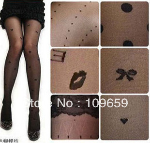 Free shipping Ultra-thin jacquard sexy silk pantyhose socks stockings female/render socks,20pairs/lot,wholesale,CY-TW01