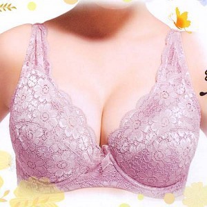 Free shipping ultrathin sexy underwear bra 3/4 cup D E F cup (thin cup)