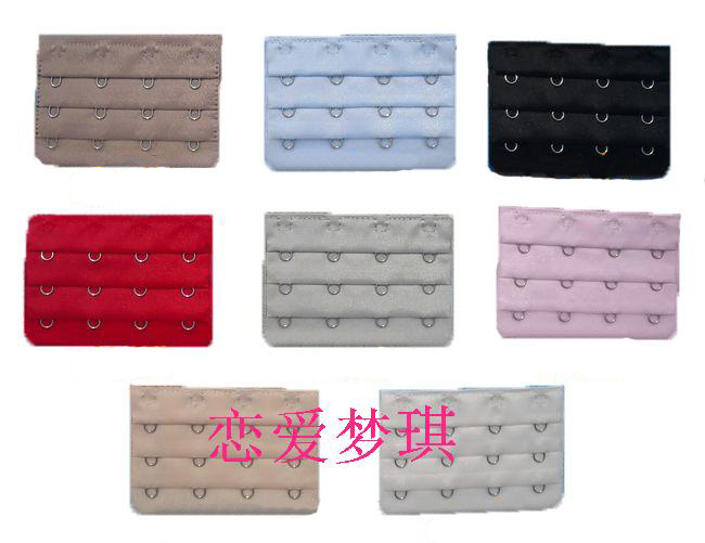 free shipping Underwear bra lengthen buckle 3 4 buckle 4 breasted lengthening buckle hasp after back button bag