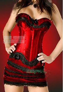 Free Shipping Underwear formal dress luxury fashion steel royal shapewear skirt vest corselets bone clothing shaper
