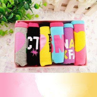 Free shipping underwear Ms. Cotton weeks PINK gift box wholesale and retail