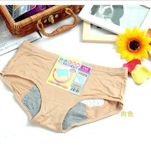 Free Shipping Underwear women Sexy Cotton Modal Physiological Pants, Menstrual Leakproof Night Briefs