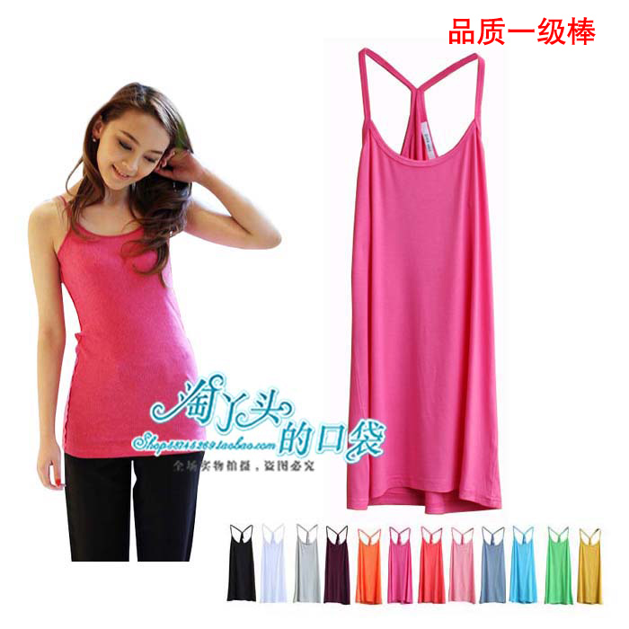 free shipping UNIQLO super spaghetti strap vest female summer basic shirt spaghetti strap vest