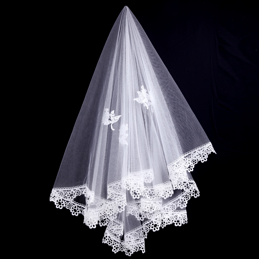 Free Shipping Urged quality bridal veil the bride wedding dress veil diameter 3 meters veil 066 white
