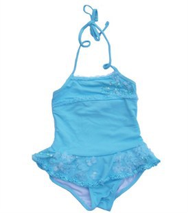 Free Shipping USA DESIGN blue-sea girls swimsuits one pieces SIZE 4T/6T qty limited