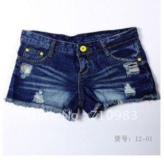 Free Shipping  very fashion ladies shorts,low price denim shorts,2012 summer hot sale,1 piece/lot