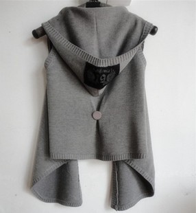free shipping Vest clip autumn 2012 women's loose cardigan plus size cape sweater outerwear