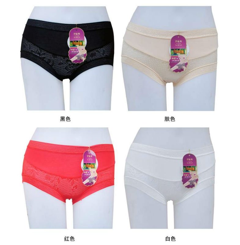 Free shipping via DHL/UPS, super soft  lady's pants, briefs, bamboo fiber material, wholesale 60pcs/lot