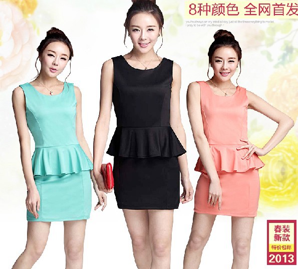 Free shipping,Victoria period style classic perfect slim elegant dress new fashion vintage candy colorsskirt women ,multicolor