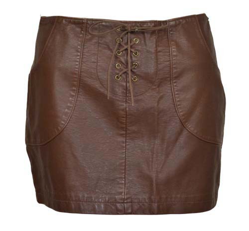 Free shipping, vintage straps PU short skirt, leather skirt,lady skirt