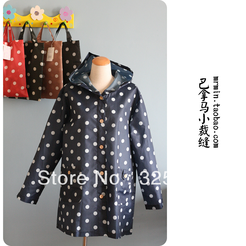 Free shipping Vintage waterproof  women's portable raincoat ultra-thin comfortable poncho