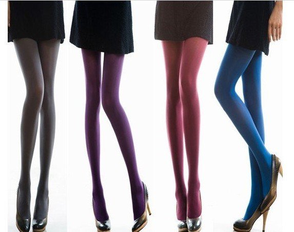 free shipping VIVI quality velvet color pantyhose / color Socks  10pcs