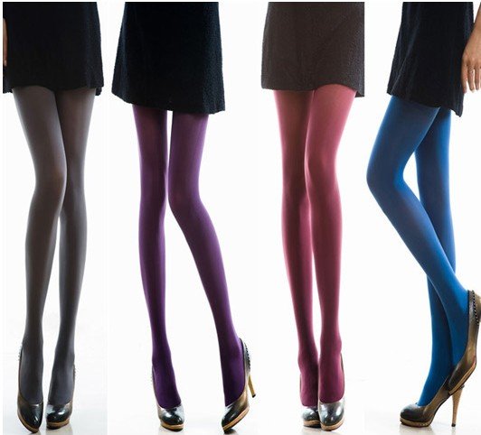 free shipping VIVI quality velvet color pantyhose / color Socks