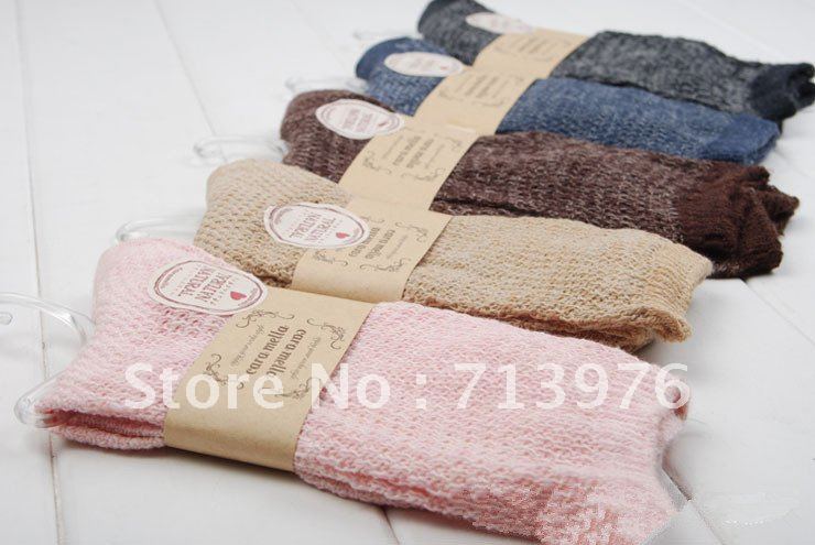 FREE SHIPPING!VIVI STYLE WOMEN KNITTED COTTON SOCKS,WHOLESALE WOMEN VINTAGE SOCKS,12 PAIRS/LOT