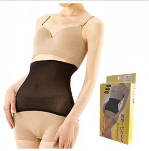 Free Shipping WAIST SHAPER Thin Slimming Belt Women Body Sculpting belt Fat Burning Seamless Tighten Abdomen Belt Underwear