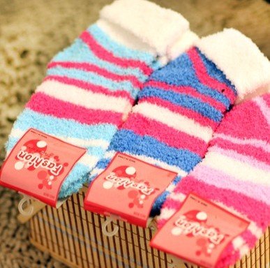 free shipping,warm backing terry socks lint candy color bar terry socks,women's thick socks wholesale christmas legwarmers