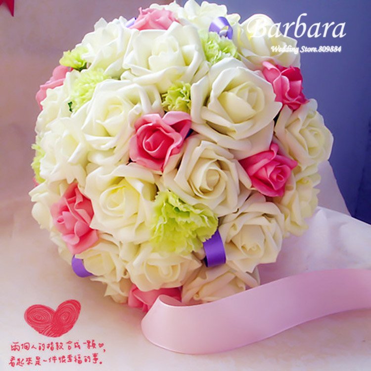 Free shipping ! Wedding/Bridal bouquet bridesmaid bouquet Simulation flower