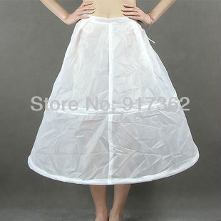 Free shipping! Wedding dress 2 steel ring bustle skeleton crinoline high quality white fashion pannier