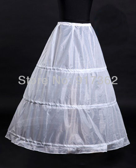 Free shipping! Wedding dress 3 steel ring bustle dress crinoline general quality white fashion simple pannier