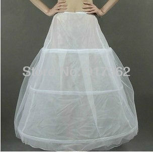 Free shipping! Wedding dress 3 steel ring bustle gauze crinoline high quality white fashion large pannier