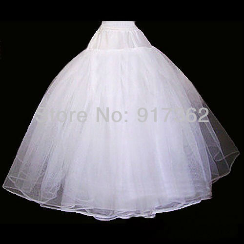 Free shipping! Wedding dress extra large bustle 3 steel ring double gauze crinoline high quality white fashion pannier